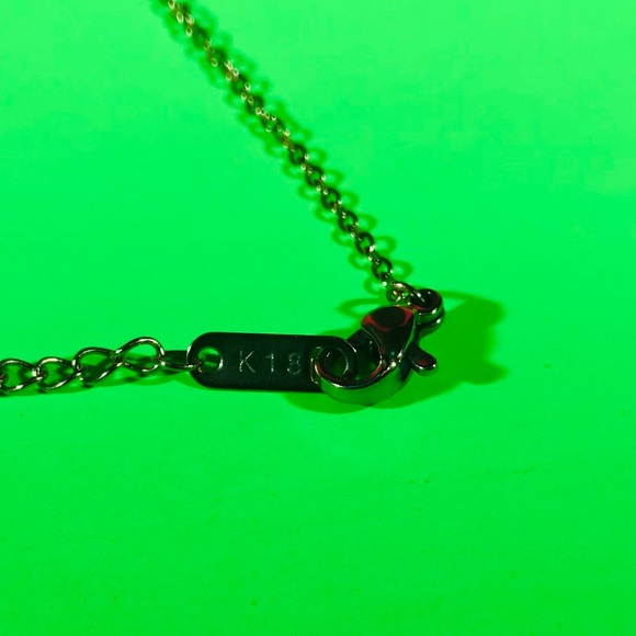 Opal Bag Handbag Crystal Necklace 18KGP - Picture 6 of 13